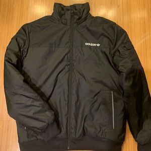 MEN’S BLACK ADIDAS PUFFER JACKET